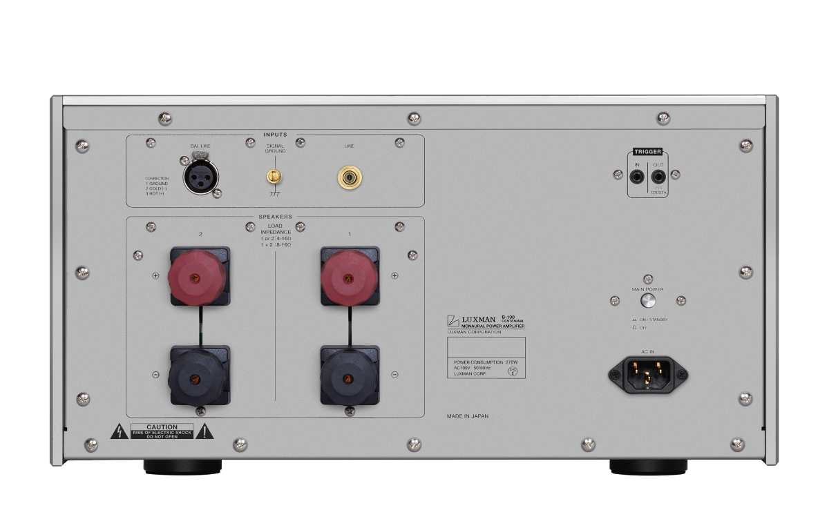 Luxman B-100 CENTENNIAL Rear
